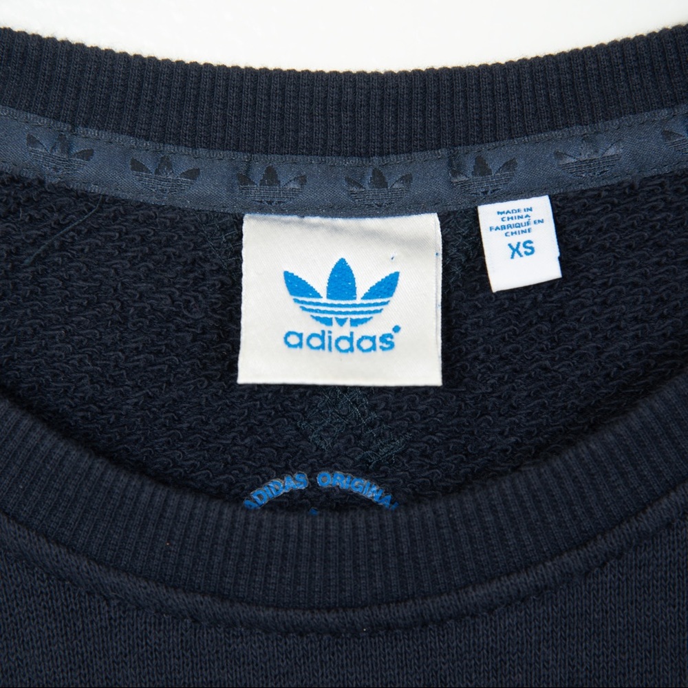 Adidas Drawstring Navy Blue Mini Dress - Picture 2 of 8